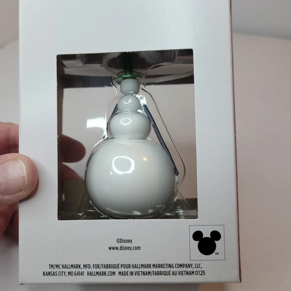 2025‎ HALLMARK NIGHTMARE BEFORE CHRISTMAS SNOWMAN JACK SKELLINGTON ORNAMENT